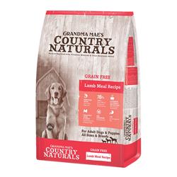 Grandma Mae's Country Naturals Grain Free LID Dry Dog Food Lamb & Lamb Meal 4lb