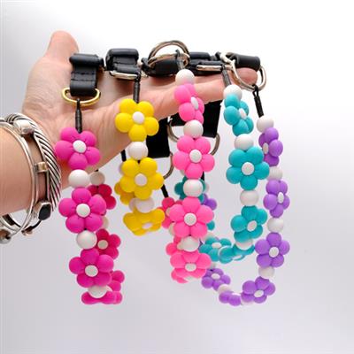 Flower Bracelet Dog Collar | Beaded Dog Collar