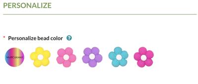 Flower Bracelet Dog Collar | Beaded Dog Collar