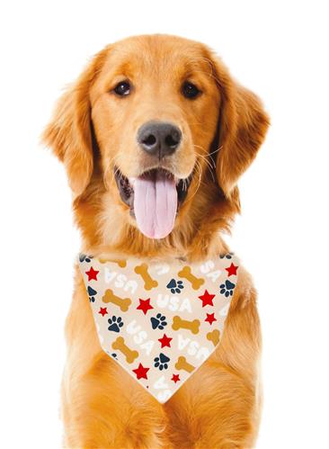 Patriotic Dog Bandana | 4th of July | Memorial Day | USA | Independence Day | Fourth of July | Stars