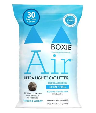 Boxiecat Cat Air Lightweight Scent Free Litter 16.5Lbs