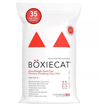 Boxiecat Cat Clay Extra Strength Litter 40Lbs