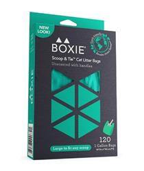Boxiecat Cat Scoop & Tie Litter Bag - 120 Count
