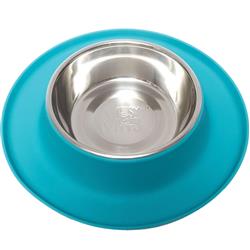 Messy Mutts Dog Feeder Blue 1.5 Cup