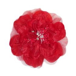 Victoria Collar Flower - Red