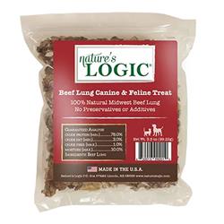 Natures Logic Dog Beef Lung Treat 1lb