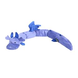 ZippyPaws Zippy Dragonz Blue Plush Dog Toy