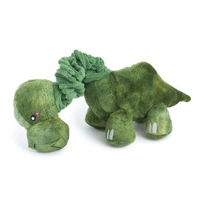 ZippyPaws Bungee Buddiez Dinosaur Dog Rope Toy