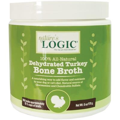 Natures Logic Dog Dehydrated Turkey Bone Broth 6oz.