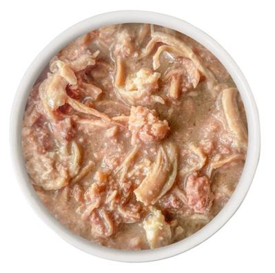 Cat Person Cat Bowl Booster Shreds In Broth Chicken & Duck 2.75Oz 24 Pack