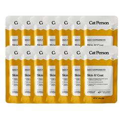 Cat Person Cat Supplements Skin & Coat Chicken 1.05Oz Pouch 14 Pack