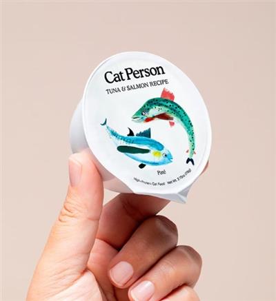 Cat Person Cat Pate Tuna & Salmon 2.75Oz 24 Pack