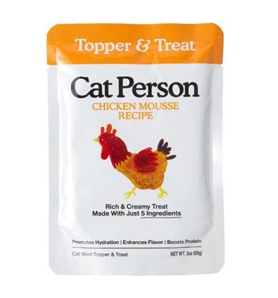 Cat Person Cat Mousse Chicken 3Oz Pouch 12 Pack