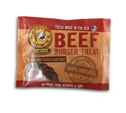 Happy Howie Dog Beef Burger 4 Inch 18 Pack