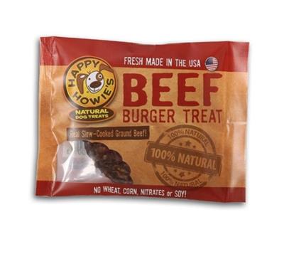 Happy Howie Dog Beef Burger 4 Inch 18 Pack
