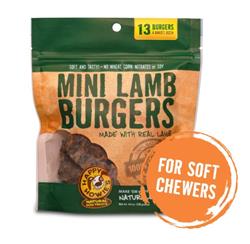 Happy Howie's Dog Lamb Burger Baker's Dozen 2 Inches 4.6oz.