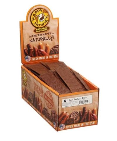 Happy Howie Dog Beef Jerky 12 Inch 90 Pack