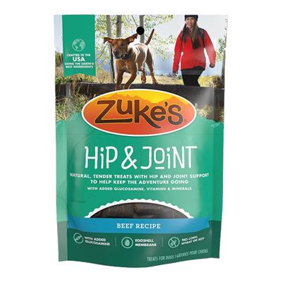 Zuke's Dog Hip & Joint Beef Recipe Treats 1lb