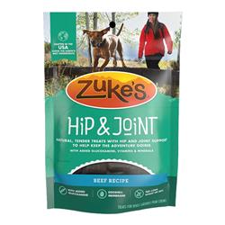 Zuke's Dog Hip & Joint Beef Recipe Treats 6oz.