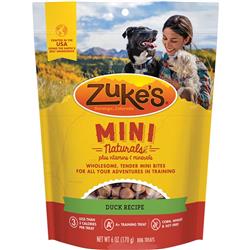 Zukes Dog Mini Naturals Delicious Duck 6oz.