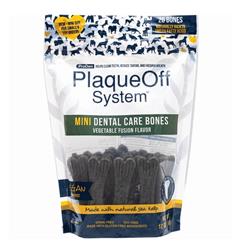 Proden Plaqueoff System Mini Dental Care Bones Vegetable Fusion Flavor Dog Treats; 12oz.