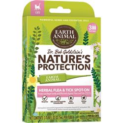Earth Animal Cat Apothecary Natural Flea & Tick Herbal Spot - On For Cats & Kittens