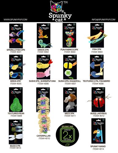 SPUNKY CAT TOYS