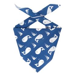 Whale Bandana | Nautical Bandana | Summer Bandana | Beach Bandana