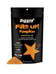 DIGGIN YOUR DOG DOG & CAT FIRM UP! PUMPKIN DIGESTIVE AID 4OZ
