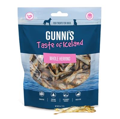 Gunnis Dog Whole Herring 9 oz.