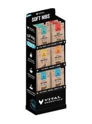Vital Essentials Dog Freeze-Dried Grain Free Soft Nibs Shipper Display 18 Piece