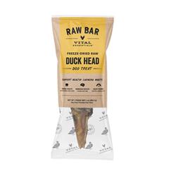 Vital Essentials Dog Raw Bar Freeze-Dried Raw Duck Head Treat 1oz. - (Case of 38)