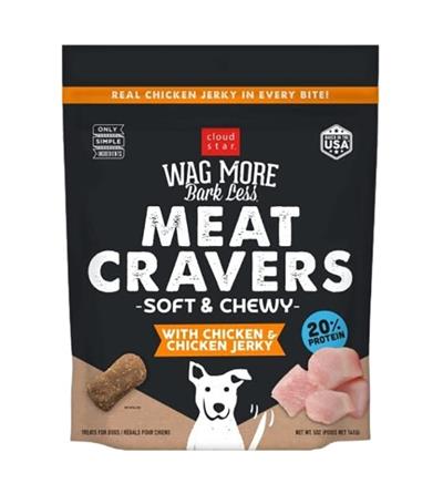 Cloudstar Wagmore Dog Soft & Chewy Extruded Chicken 5oz.