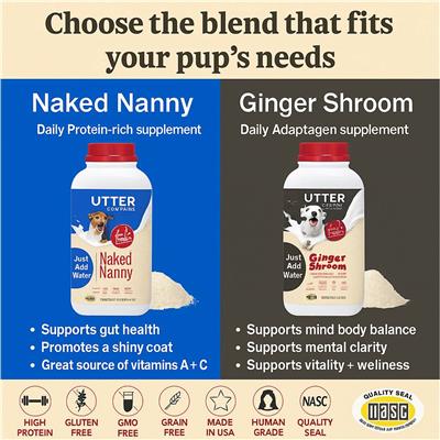 Utter Goat Milk Ginger Shroom 16oz