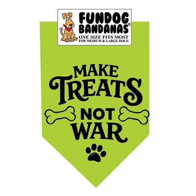 Wholesale Pack - Make Treats Not War - Assorted Colors