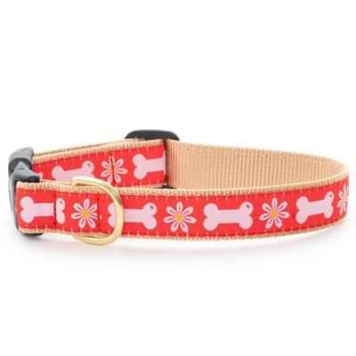 Bones in Bloom Dog Collar