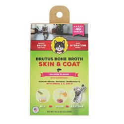 Brutus Broth on the Go™ Skin & Coat Food Topper for Cats