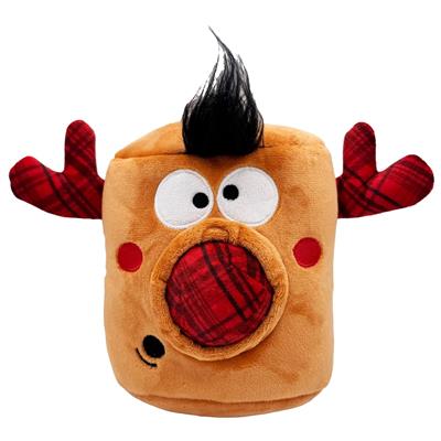Pop 'n Fetch Nosy Reindeer Dog Toy