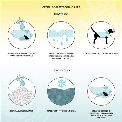 Body Glove Crystal Cool Pet Cooling Shirt