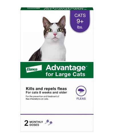 Elanco Advantage Cat Classic Large 9+ Lbs - 2 Pack