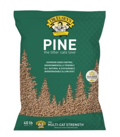 Dr. Elsey's Pine Multi-Cat Strength Cat Litter - 40 lb