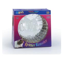Lee's Aquarium & Pet Products Kritter Krawler Clear View-Thru Running Ball Clear, 1ea/Standard
