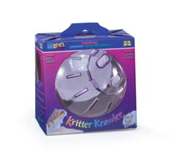 Lee's Aquarium & Pet Products Kritter Krawler Colored View-Thru Box Exercise Wheel Purple, 1ea/Dwarf