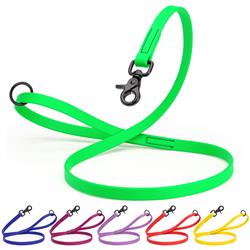 Long Line Biothane Dog Lead with Black Scissor Snap