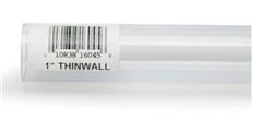 Lee's Aquarium & Pet Products Thinwall Rigid Aquarium Tubing Clear, 1ea/1 In X 36 in.