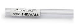 Lee's Aquarium & Pet Products Thinwall Rigid Aquarium Tubing Clear, 1ea/7/16 In X 36 in.