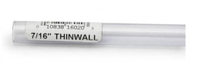 Lee's Aquarium & Pet Products Thinwall Rigid Aquarium Tubing Clear, 1ea/7/16 In X 36 in.