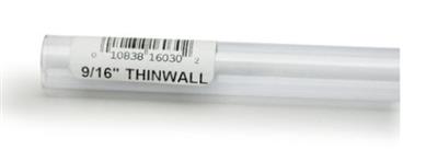 Lee's Aquarium & Pet Products Thinwall Rigid Aquarium Tubing Clear, 1ea/9/16 In X 36 in.