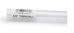 Lee's Aquarium & Pet Products Thinwall Rigid Aquarium Tubing Clear, 1ea/5/8 In X 36 in.
