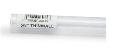 Lee's Aquarium & Pet Products Thinwall Rigid Aquarium Tubing Clear, 1ea/5/8 In X 36 in.